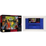 Cartucho de Super Nintendo Batletoads e Double Dragon com Caixa e Berço Cartucho de Super Nintendo Batletoads e Double Dragon com Caixa e Berço