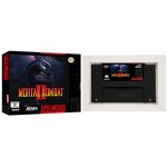 Cartucho de Super Nintendo Mortal 2 Kombat com Caixa e Berco Cartucho de Super Nintendo Mortal 2 Kombat com Caixa e Berco