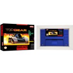 Cartucho de Super Nintendo Top Gear com Caixa e Berço