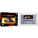 Cartucho de Super Nintendo Top Gear com Caixa e Berço