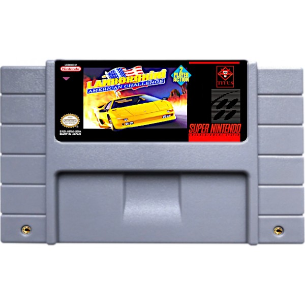 Cartucho de Super Nintendo Lamborguini