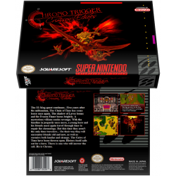 Caixa Box de Cartucho de Super Nintendo Chrono Trigger Crimson Echoes