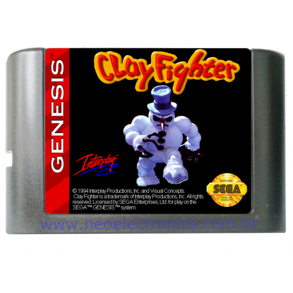 Cartucho de Mega Drive Clayfighter Cartucho de Mega Drive Clayfighter