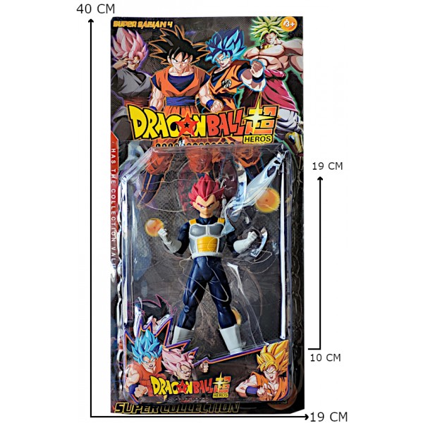 Action Figures Vegetta Super Saiyajin Vermelho Dragon Ball Z Heros in Box