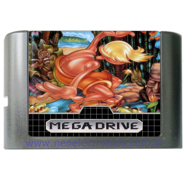 Cartucho de Mega Drive Greendog