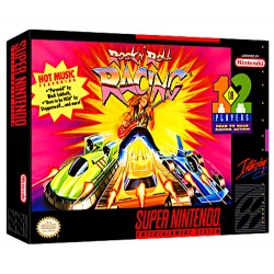 Caixa Box de Cartucho de Super Nintendo Rock n Roll Racing