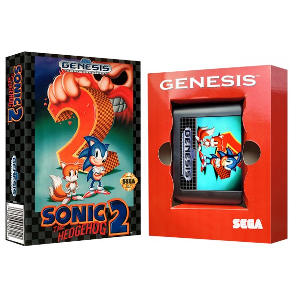 Cartucho Sonic 2 com Caixa e Berço