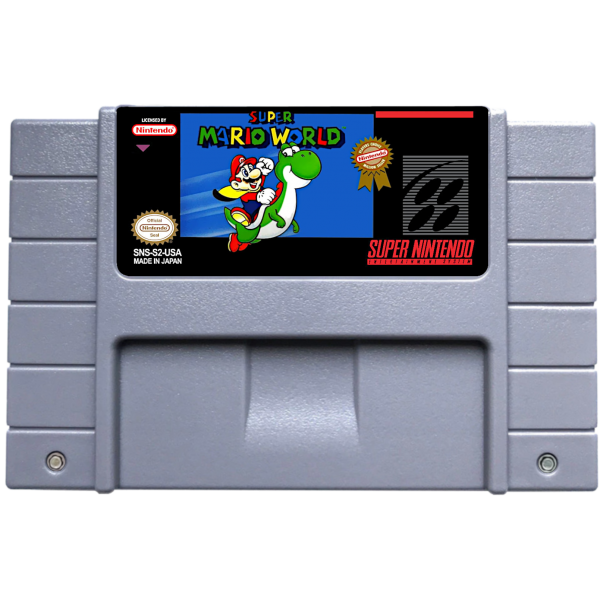 Cartucho de Super Nintendo Super Mario World