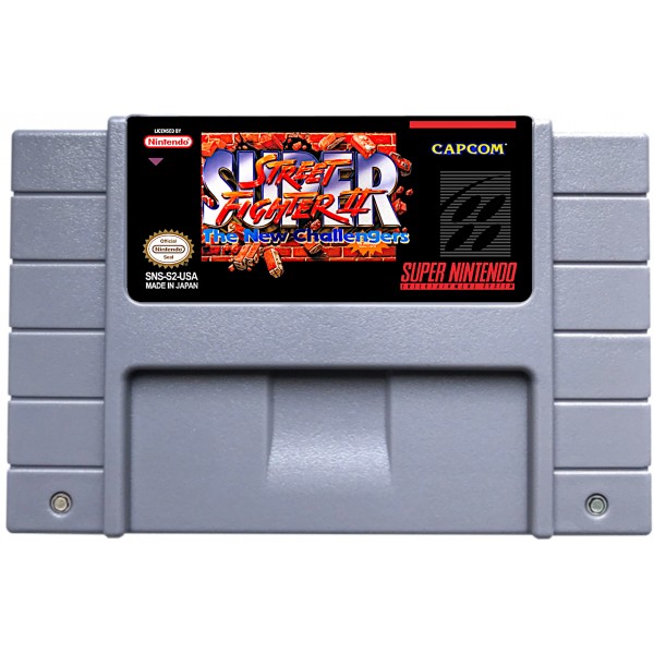 Cartucho de Super Nintendo Super Street Fighter II: The New Challengers Cartucho de Super Nintendo Super Street Fighter II: The New Challengers