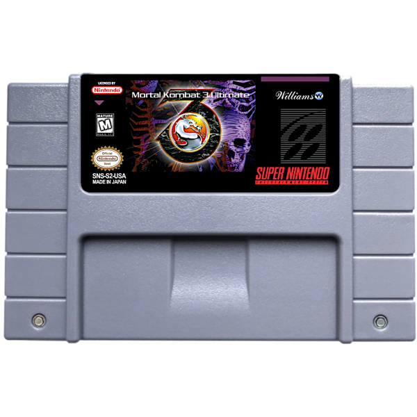 Cartucho de Super Nintendo Ultimate Mortal Kombat 3