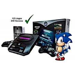 Mega Drive 3 Clone Mega Game com 123 Jogos na Memoria